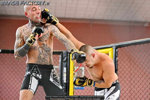 2024-05-18 Milano in the Cage 12 01556 IMMAF - Adam Bouabbadi-Nicolo Montecchi